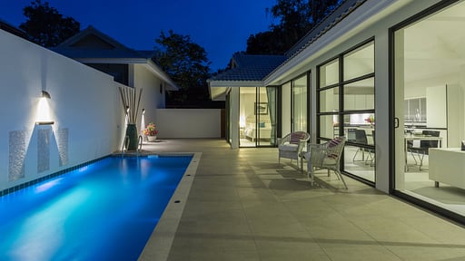 Sam-kah Villa Jade Бассейн