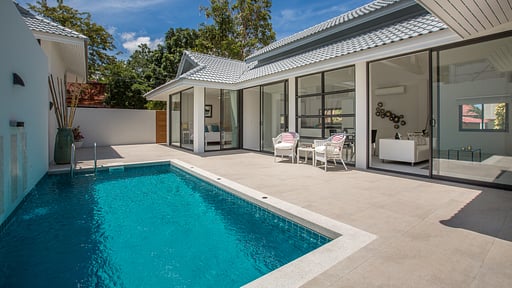 Sam-kah Villa Jade Бассейн