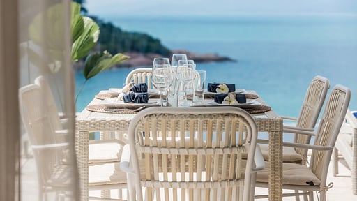 Samrong Beach Villa Dining area 2