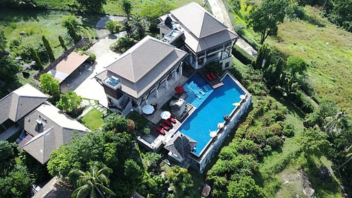Samui Ridgeway Villa Drone pictures