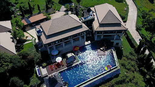 Samui Ridgeway Villa Drone pictures