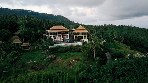 Samui Ridgeway Villa Drone pictures