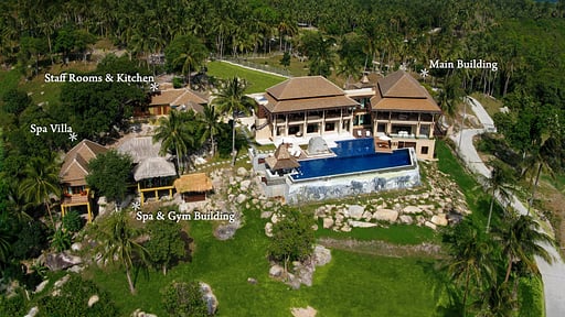 Samui Ridgeway Villa Drone pictures