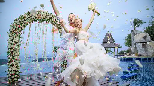 Samui Ridgeway Villa Wedding pictures