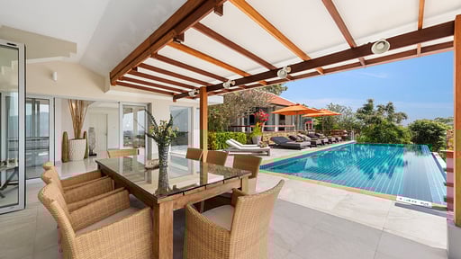 Samui Summit Villa Dining area
