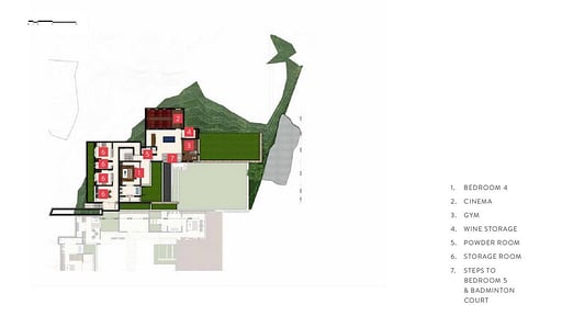 Villa Samujana Neung Схема помещений