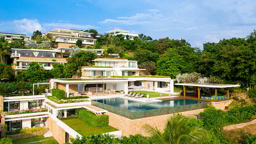 Villa Samujana Neung Фото с дрона