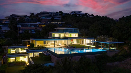 Villa Samujana Neung Фото с дрона