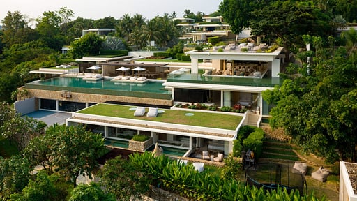 Villa Sip Song Фото с дрона