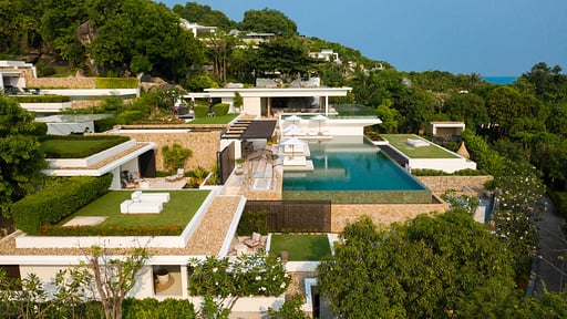 Villa Sip Song Фото с дрона