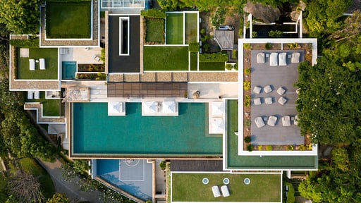 Villa Sip Song Фото с дрона