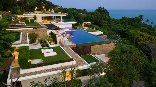 Villa Sip Song Фото с дрона