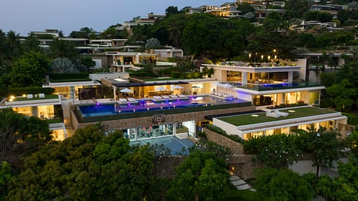 Villa Sip Song Фото с дрона