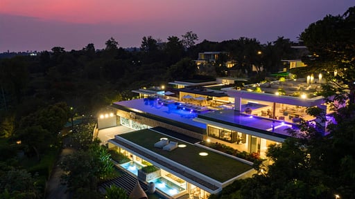 Villa Sip Song Фото с дрона