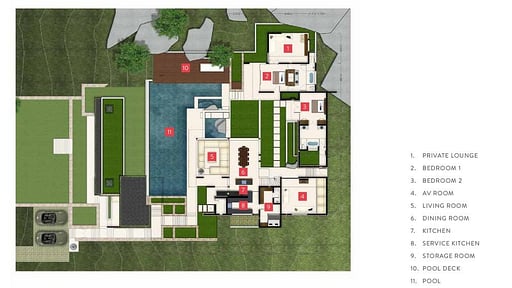 Villa Sip See Floor plan