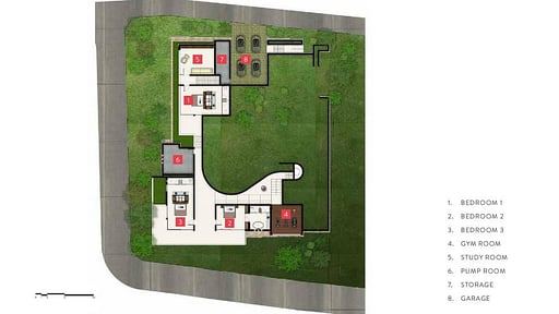 Villa Yee Sip Bpaet Схема помещений