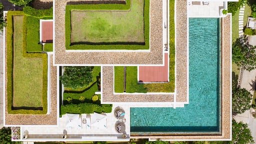 Villa Yee Sip Bpaet Фото с дрона