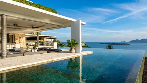 Villa Yee Sip Bpaet Piscina