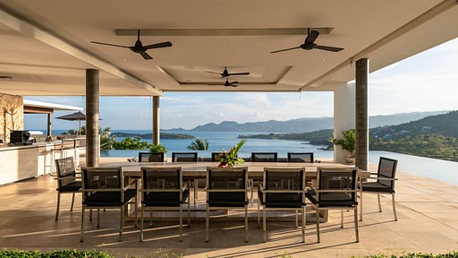 Villa Yee Sip Bpaet Zona de comedor