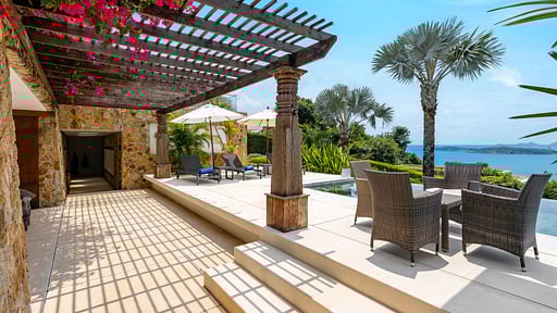 Villa Saam Terrace/Veranda