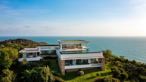 Villa Saam Sip Фото с дрона