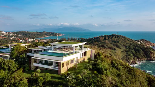 Villa Saam Sip Фото с дрона