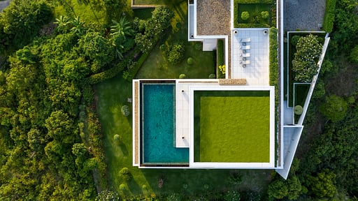 Villa Saam Sip Фото с дрона