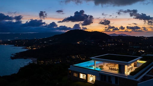 Villa Saam Sip Фото с дрона