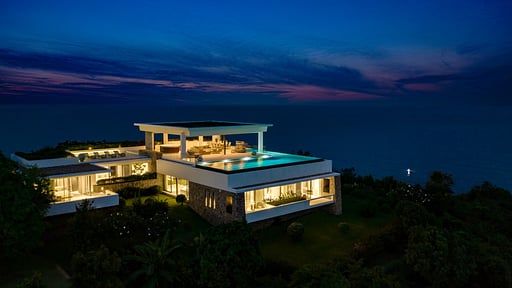 Villa Saam Sip Фото с дрона