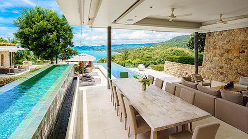 Villa Hok Dining area
