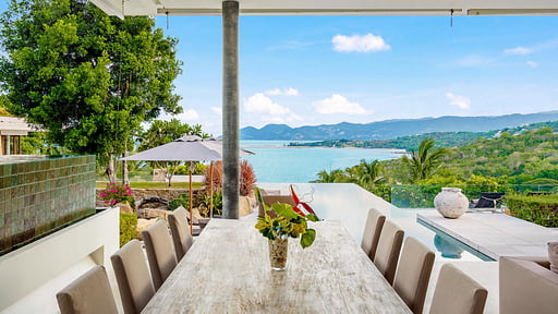 Villa Hok Dining area