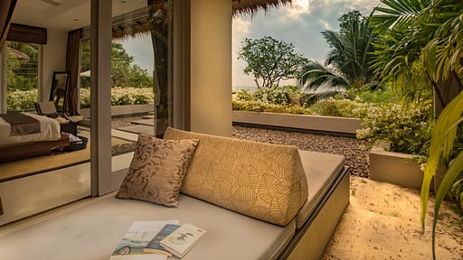 Sangsuri Villa Estate Terras/Veranda