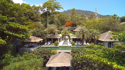 Sangsuri Villa Estate Drone foto's