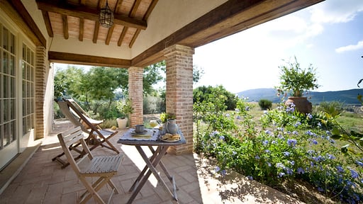 Villa Santa Barbera Terrasse/Veranda
