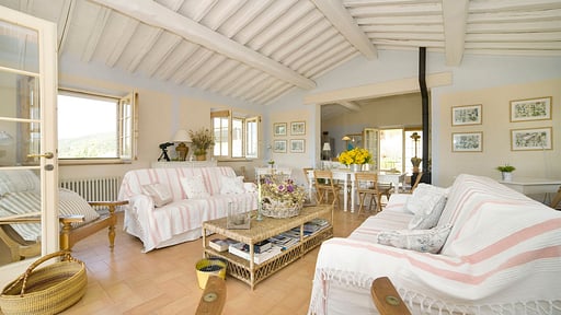 Villa Santa Barbera Wohnbereich