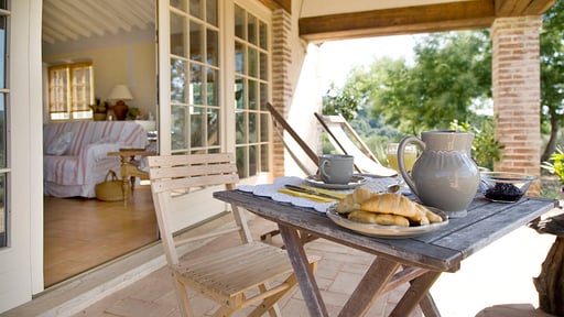 Villa Santa Barbera Terrasse/Veranda