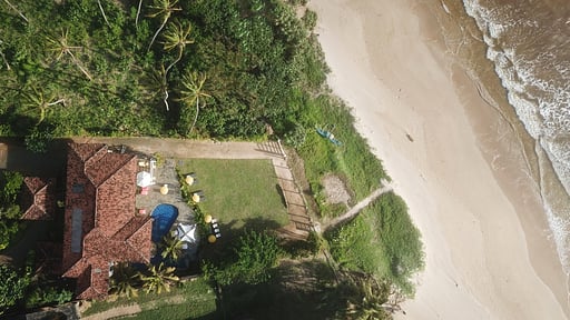 Santi Beach House Drone pictures