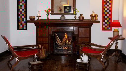 Scottish Planter Bungalow Гостиная