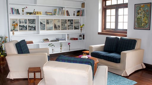 Scottish Planter Bungalow Гостиная