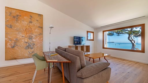 Seafront Villa Mar I Pins Living room