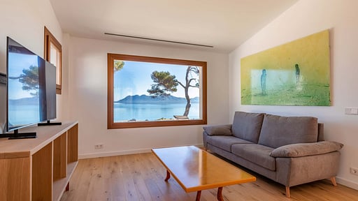 Seafront Villa Mar I Pins Living room