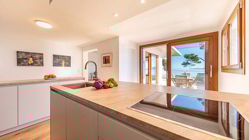 Seafront Villa Mar I Pins Kitchen