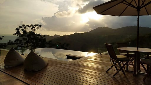 Selong Selo Family Villa 1 Бассейн