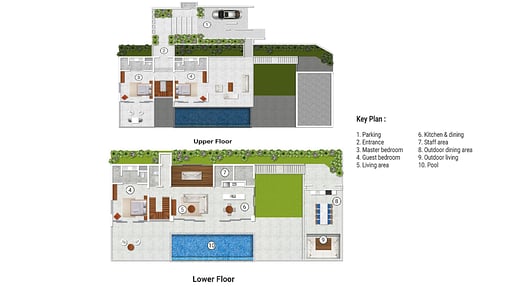 Selong Selo Family Villa 3 Floor plan
