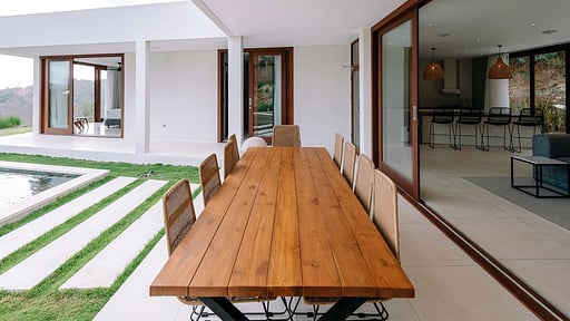 Selong Selo Family Villa 4 Zona pranzo