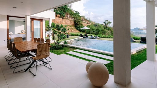 Selong Selo Family Villa 4 Zona pranzo