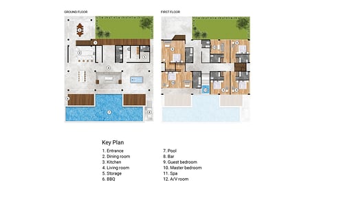Selong Selo Family Villa 5 Floor plan