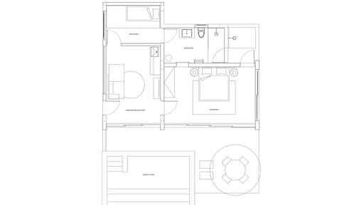 Selong Selo Villa 1 Floor plan