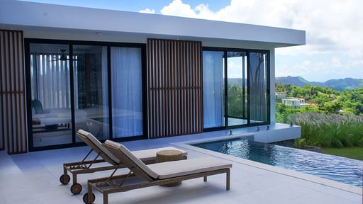 Selong Selo Villa 2 Swimming pool