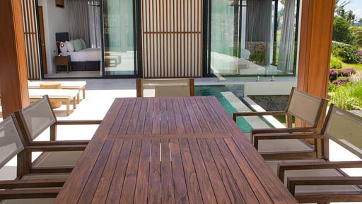 Selong Selo Villa 2 Dining area